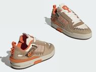 A closer look at the orange details on the Forum Mod Low Jack O' Lantern (Image via Adidas)